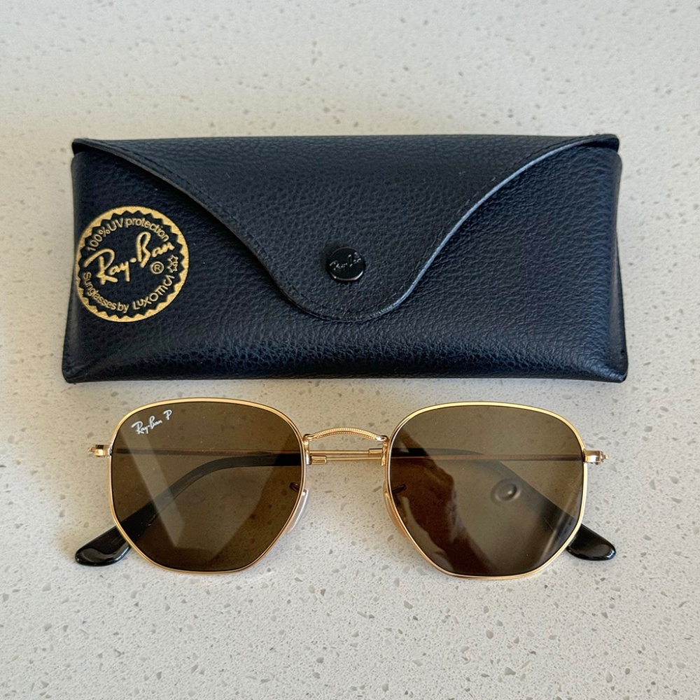 Ray-Ban Hexagonal Flat Lenses Sunglasses